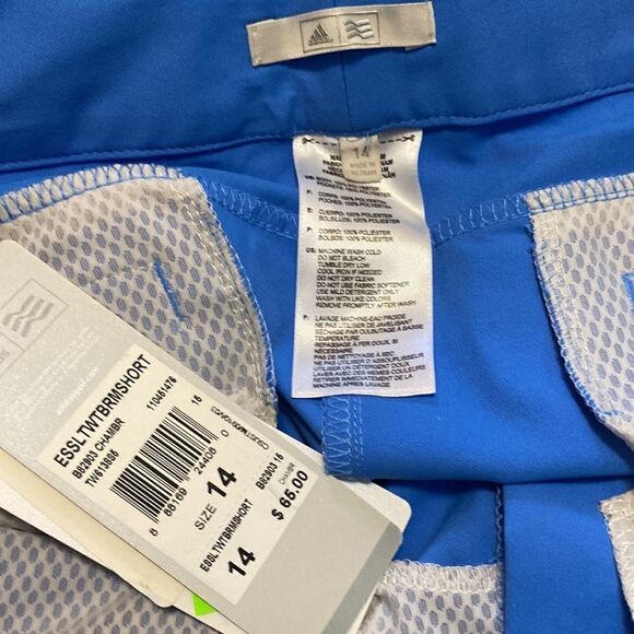 Adidas ESSLTWTBRM shorts, size 14 - Picture 3 of 3